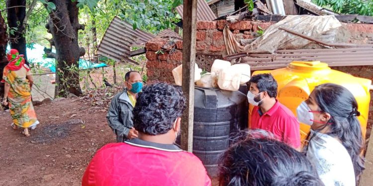 चक्रीवादळानंतर रत्नागिरी  जिल्ह्यात पंचनाम्याचे काम सुरू