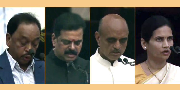 केंद्रीय मंत्रिमंडळाचा विस्तार; महाराष्ट्रातून एक कॅबिनेट व तीन राज्यमंत्री